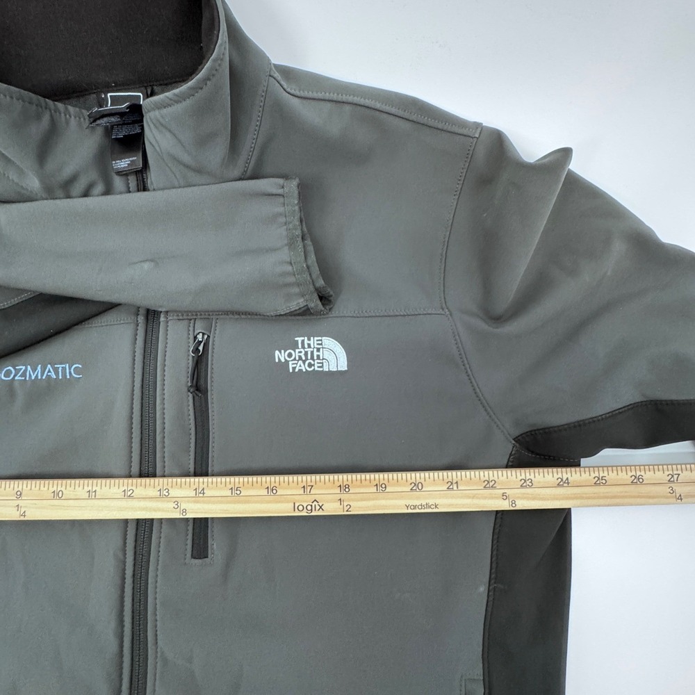 The North Face Gray Softshell Jacket Full Zip Mens Size XL Ozmatic Engineering - Picture 9 of 13